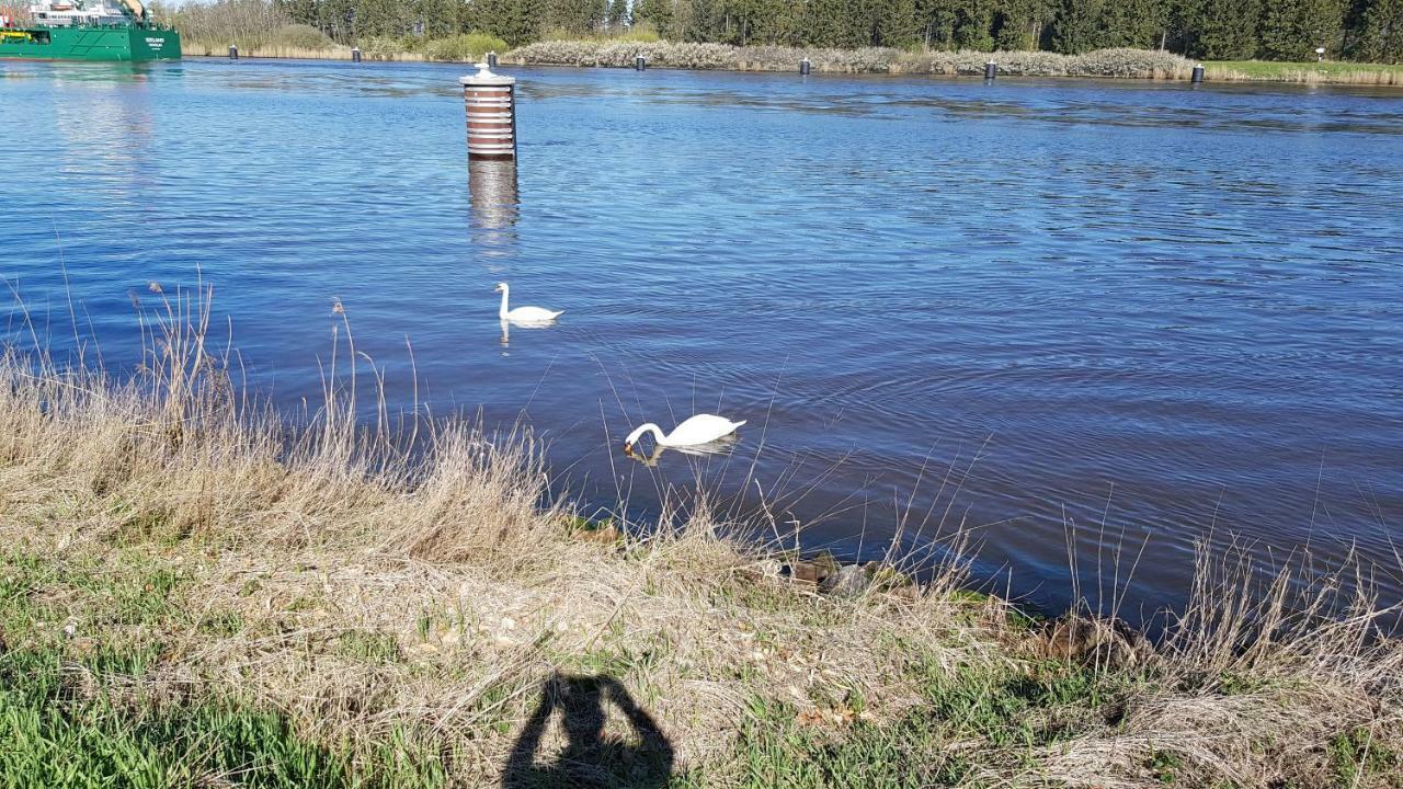 Ruhige Ferienwohnung Direkt Am Nord-Ostsee-Kanal Breiholz Exterior foto
