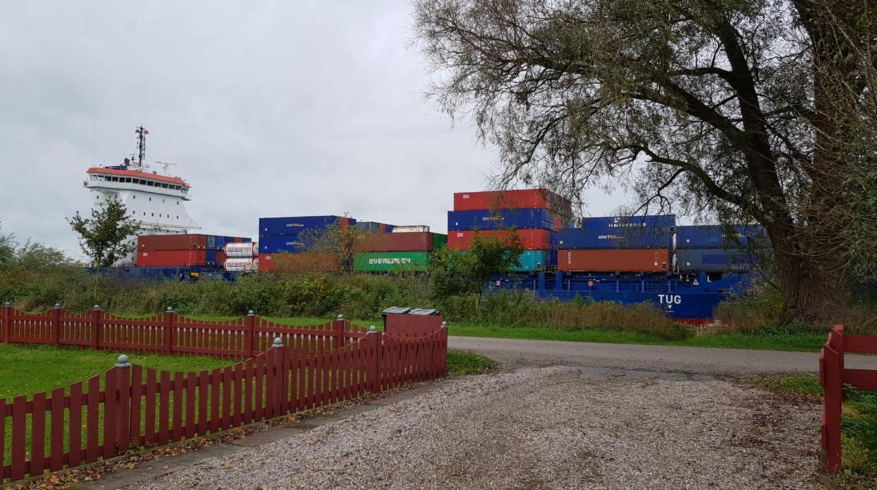 Ruhige Ferienwohnung Direkt Am Nord-Ostsee-Kanal Breiholz Exterior foto